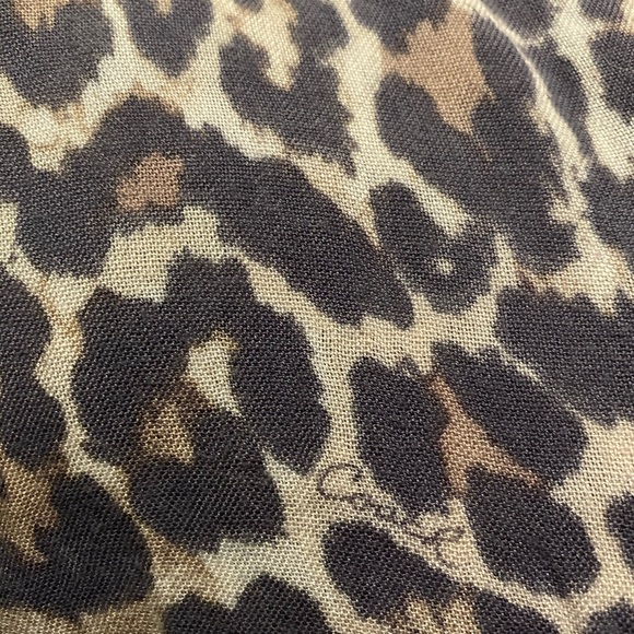 Coach Ocelot Leopard Infinity Scarf - Picture 3 of 3